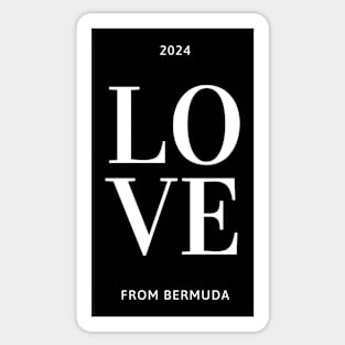 Love from Bermuda 2024 Sticker